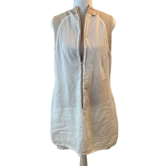 Michael Kors 60's Inspired Mini Sheath Dress Color Block With 2 Pockets - Picture 7 of 16